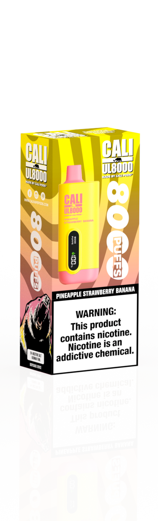 Cali UL8000 Disposable - Pineapple Strawberry Banana