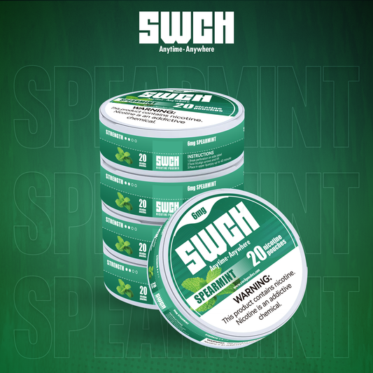 SWCH - SPEARMINT PACK OF 5 6mg